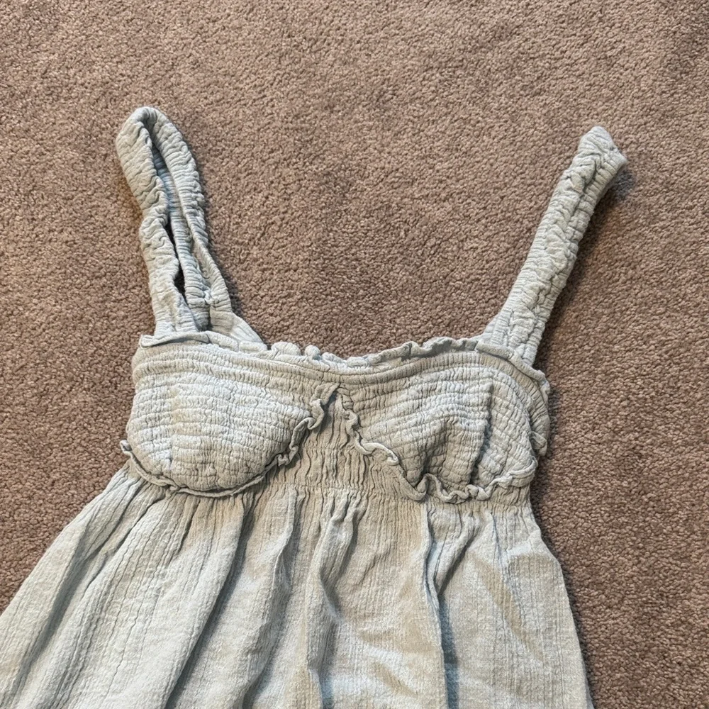 Free People Ruched Mini Dress - Picture 2 of 8